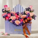 Envelope Box of Carnations & Roses