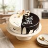 Chocolate Vanilla Cake for Dad