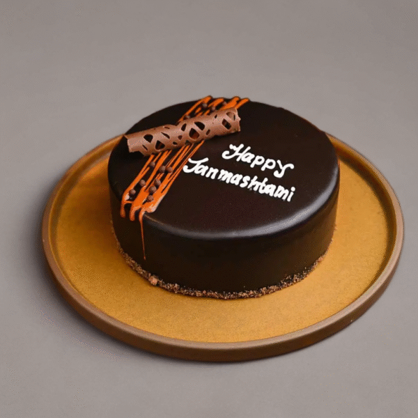 Choco Truffle Happy Janmashtami Cake