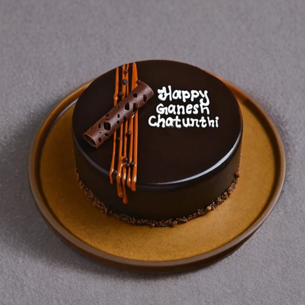 Ganesh Chaturthi Choco Truffle Cake