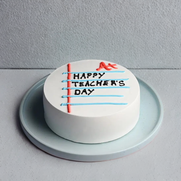Happy Teachers Day Chocolate Cake