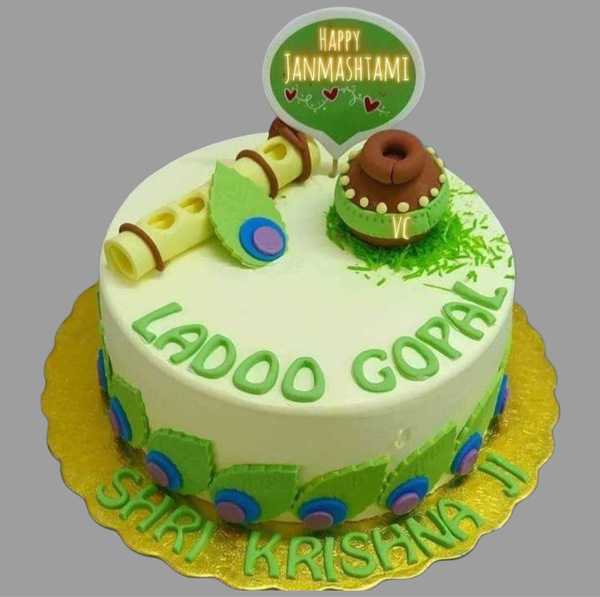 Janmashtami Butterscoth Cake
