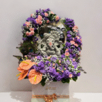 Fresh Floral Decor For Ganpati Ji