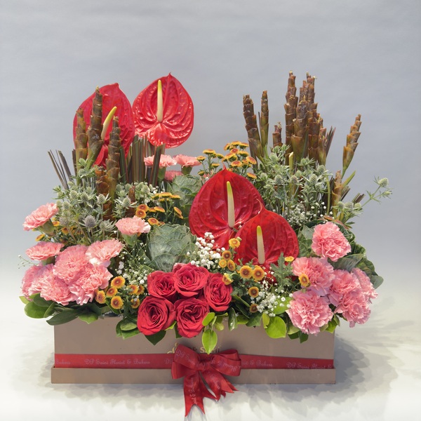 Exotic Mix Flowers in Box