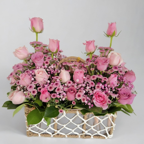 Rose & Daisy Basket