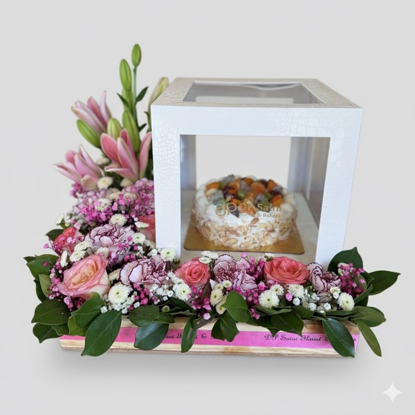 Combo of Flower & Cake