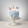 Designer Black Forest Cake with Butterfly