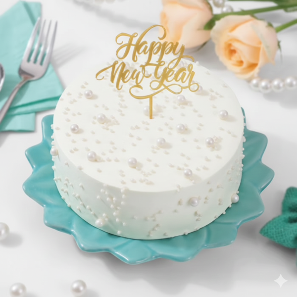 Pearl Bliss New Year Cake