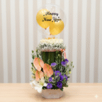 Exclusive Exotic Mix Flower Box with Air Balloon