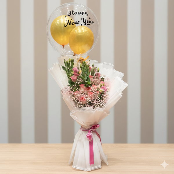 Bunch of Emma Rose with Estoma