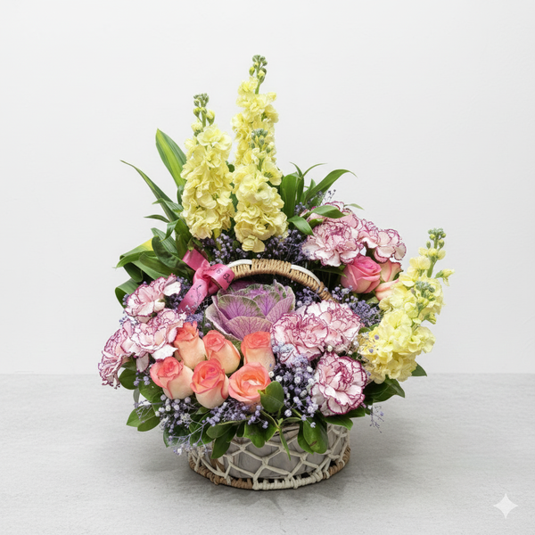 Basket of Mix Flower