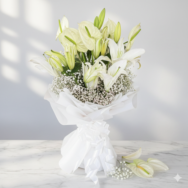 Lille & Anthurium Bunch