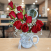 Queen Mug with Red Roses