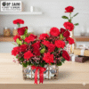 Mix Flower Red Theme Basket