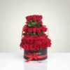3 Layer Red Roses in Luxury Box