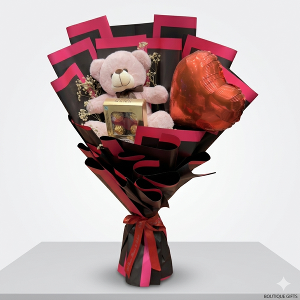 Bunch of Teddy , Chocolates & Balloons