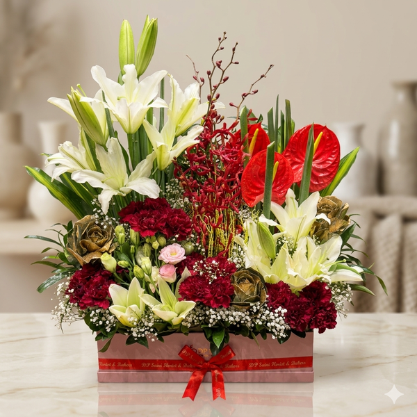 Exotic Mix Flowers in Box