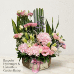 Bespoke Hydrangea & Lisianthus Garden Basket
