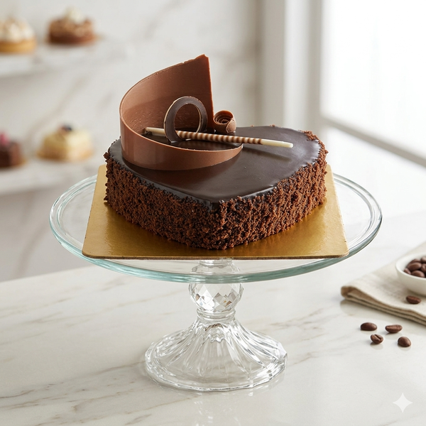 Heart Shape Truffle Cake