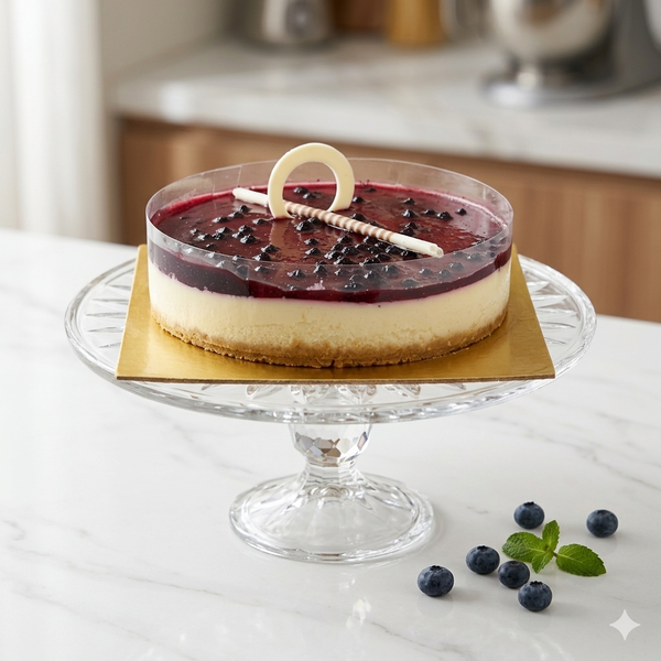 Blueberry Eggless CheeseCake