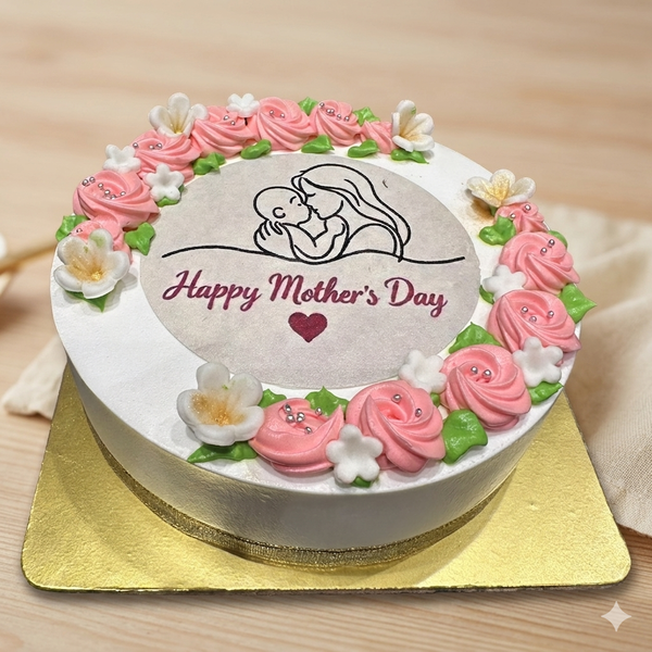 Mother's Day Photo Cake