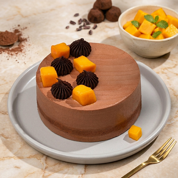 Chocolate Mango Cake