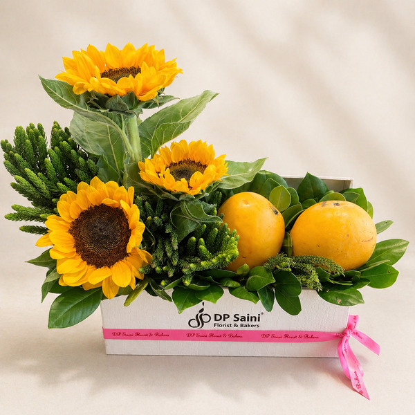 Sunflower & Mango in Box