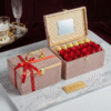 Red Roses & Ferrero Rochers in Vanity Box