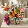 Exotic Fresh Fruit’s with Flowers
