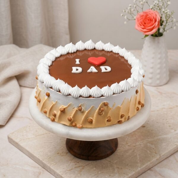 Heartfelt Butterscotch Cake For Dad