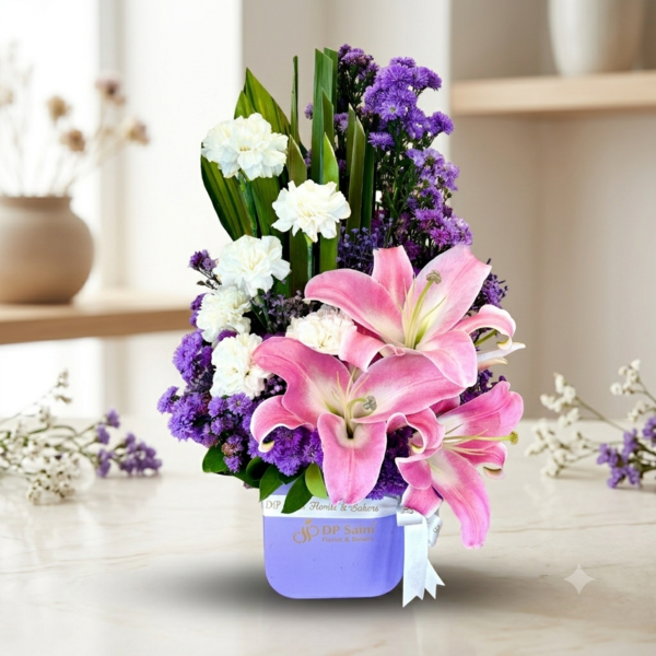 Lily and Carnation box