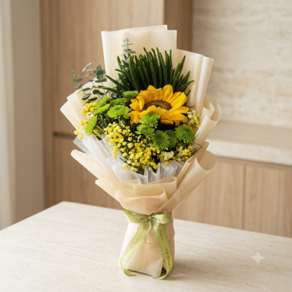 Fresh Yellow Sunflower Bouquet