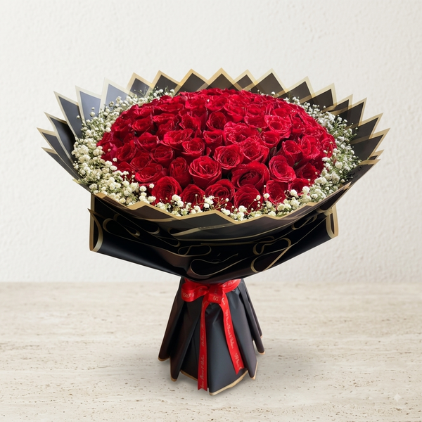 100 Red Rose Luxury Bouquet