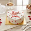 Sweet Love Pineapple Heart Cake  Description