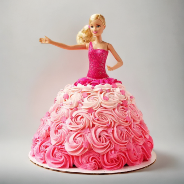 Pink Princess Barbie Cake Pink Princess Barbie Cake