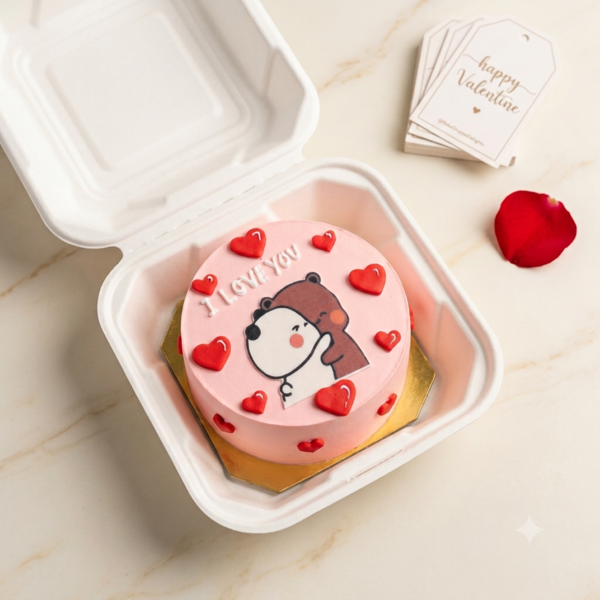 Cute Couple Bento Cake