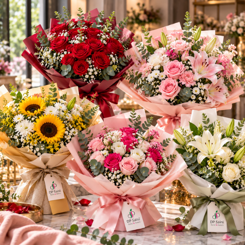 Fresh flower bouquets and arrangements
